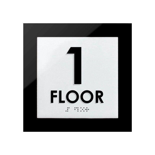 Floor Signs 1st Floor Sign - Interior Acrylic Sign - "Simple" Design
