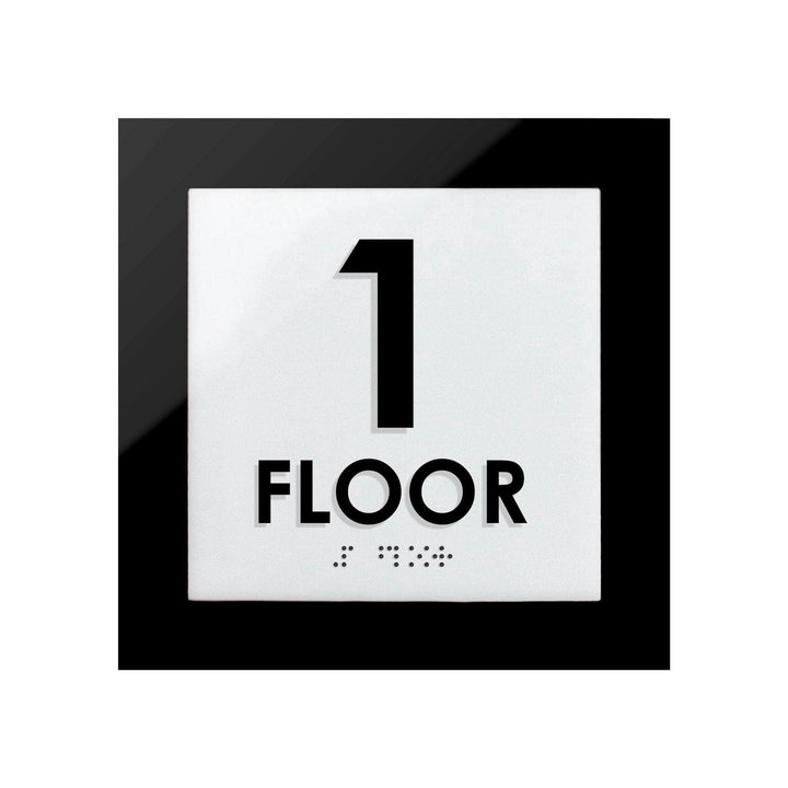 Floor Signs 1st Floor Sign - Interior Acrylic Sign - "Simple" Design