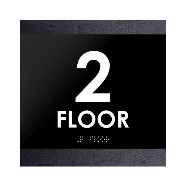Floor Signs 2nd Floor Sign: "Buro" Design