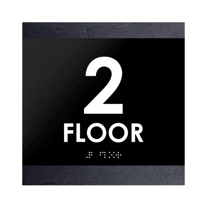 Floor Signs 2nd Floor Sign: "Buro" Design