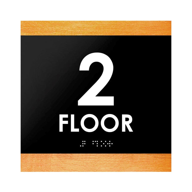 Floor Signs 2nd Floor Sign: "Buro" Design