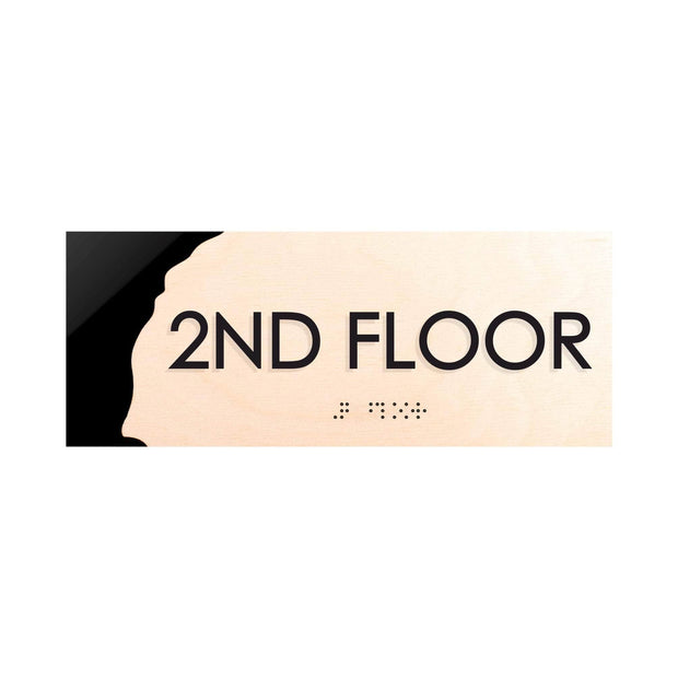 Floor Signs 2nd Floor Sign: "Sherwood" Design