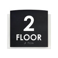 Floor Signs 2nd Floor Sign - "Scandza" Design - Photo #1