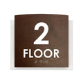 Floor Signs 2nd Floor Sign - "Scandza" Design - Photo #3