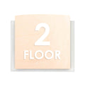 Floor Signs 2nd Floor Sign - "Scandza" Design - Photo #6