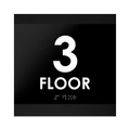 Floor Signs 3rd Floor Sign: "Buro" Design - Photo #1