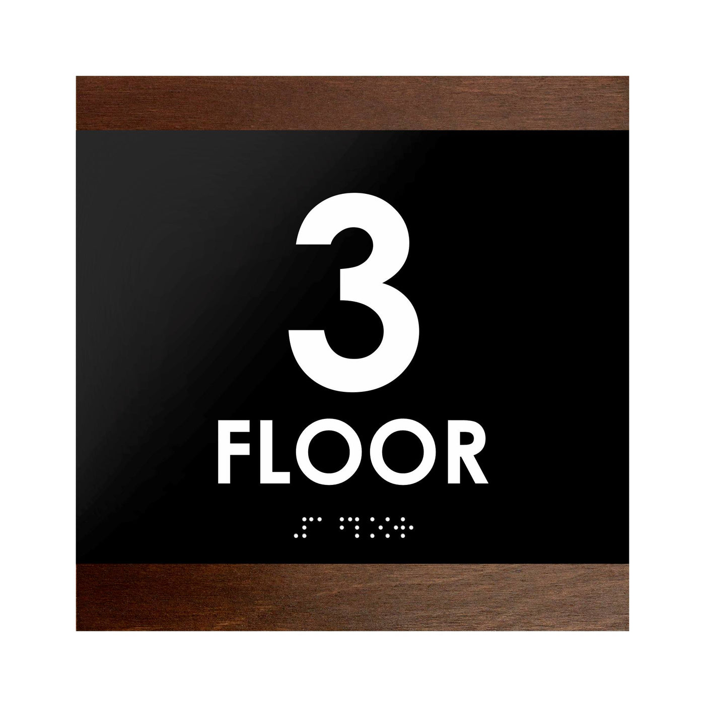 Floor Signs - 3rd Floor Sign "Buro" Design