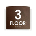 Floor Signs 3rd Floor Sign - "Scandza" Design - Photo #3