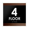 Floor Signs 4th Floor Sign: "Buro" Design - Photo #3