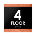 Floor Signs 4th Floor Sign: "Buro" Design - Photo #4