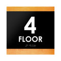 Floor Signs 4th Floor Sign: "Buro" Design - Photo #5