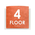 Floor Signs 4th Floor Sign - "Scandza" Design - Photo #4