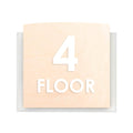 Floor Signs 4th Floor Sign - "Scandza" Design - Photo #6