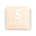 Floor Signs 5s Floor Sign — Wood & Acrylic Door Sign — "Scandza" Design - Photo #6