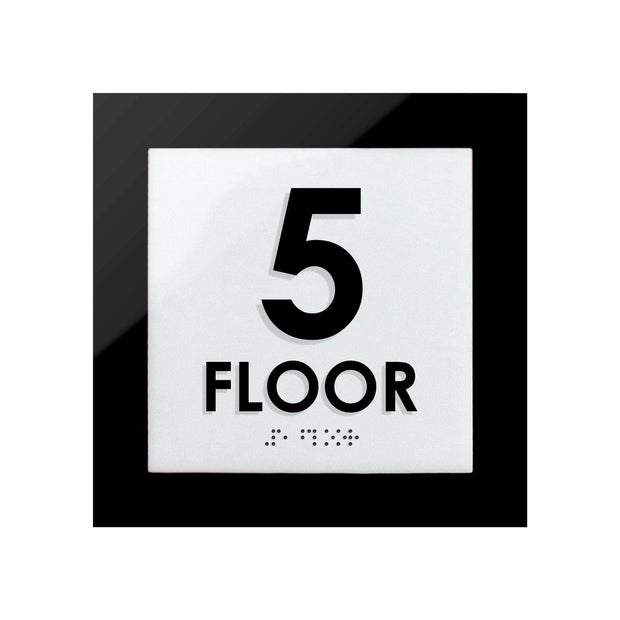Floor Signs 5s Floor Sign - Interior Acrylic Sign - "Simple" Design