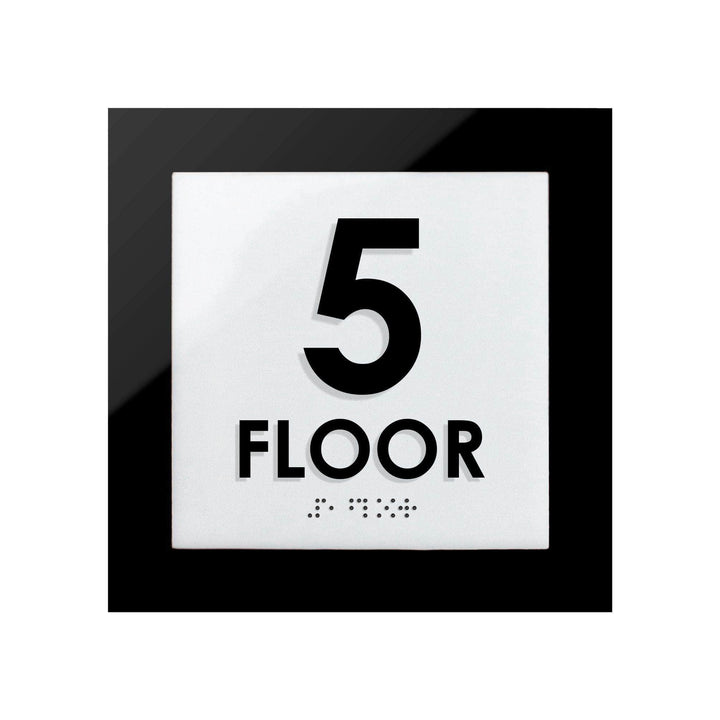 Floor Signs 5s Floor Sign - Interior Acrylic Sign - "Simple" Design