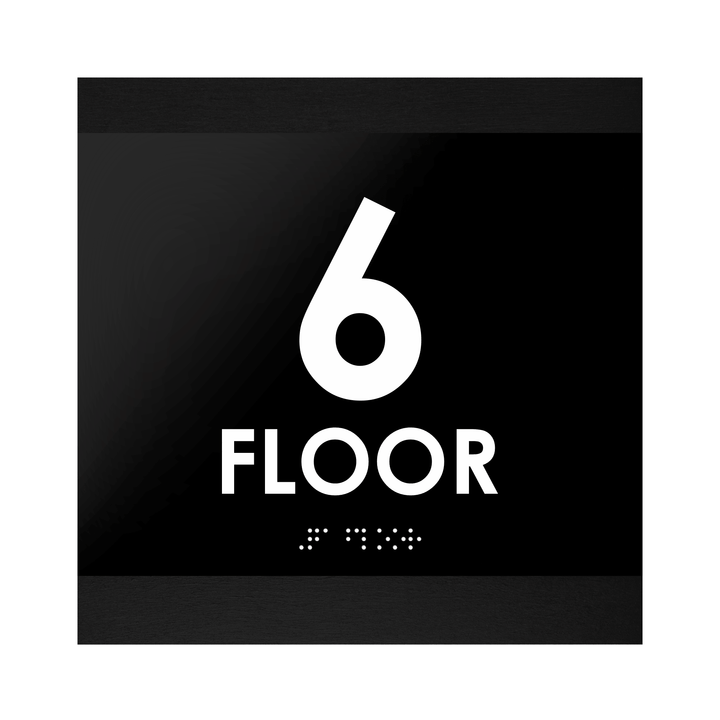 Floor Signs 6ft Floor Sign: "Buro" Design