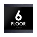 Floor Signs 6ft Floor Sign: "Buro" Design - Photo #2