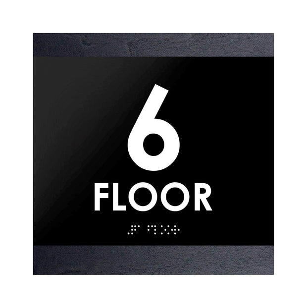 Floor Signs 6ft Floor Sign: "Buro" Design