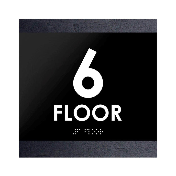 Floor Signs 6ft Floor Sign: "Buro" Design