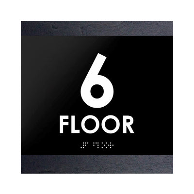 Floor Signs - 6ft Floor Sign "Buro" Design