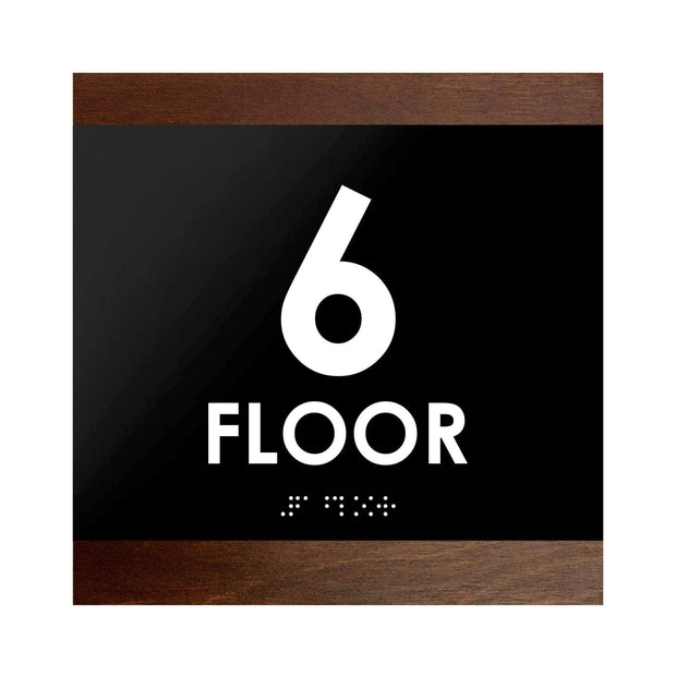 Floor Signs 6ft Floor Sign: "Buro" Design