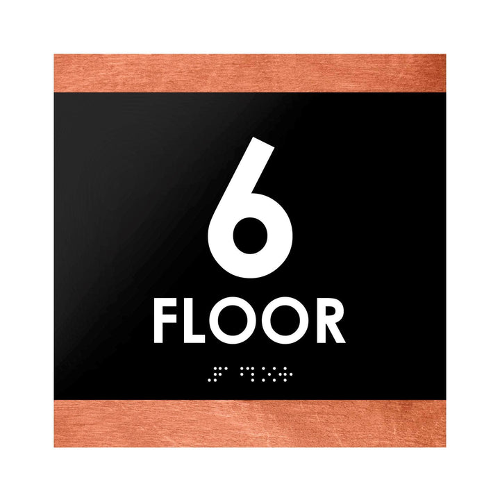 Floor Signs 6ft Floor Sign: "Buro" Design