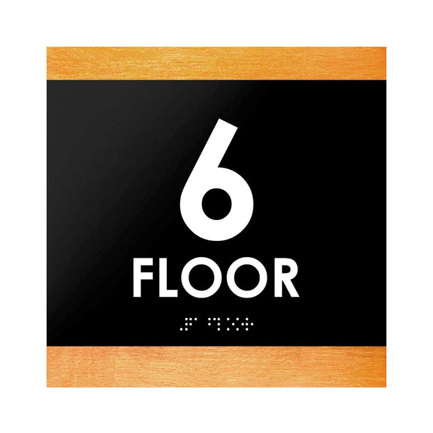 Floor Signs 6ft Floor Sign: "Buro" Design