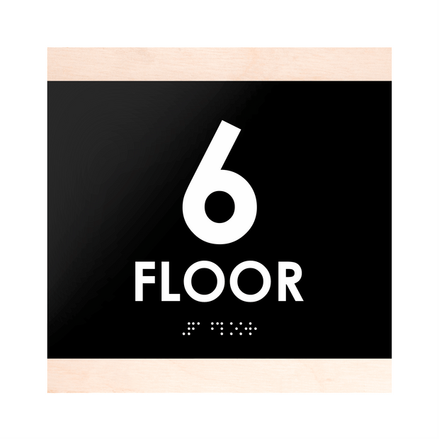 Floor Signs 6ft Floor Sign: "Buro" Design