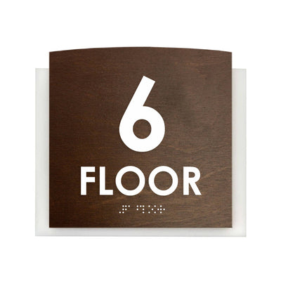 Floor Signs - 6ft Floor Sign "Scandza" Design