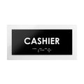 Door Signs Cashier Sign - Acrylic Door Plate - "Simple" Design - Photo #1
