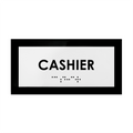 Door Signs Cashier Sign - Acrylic Door Plate - "Simple" Design - Photo #2