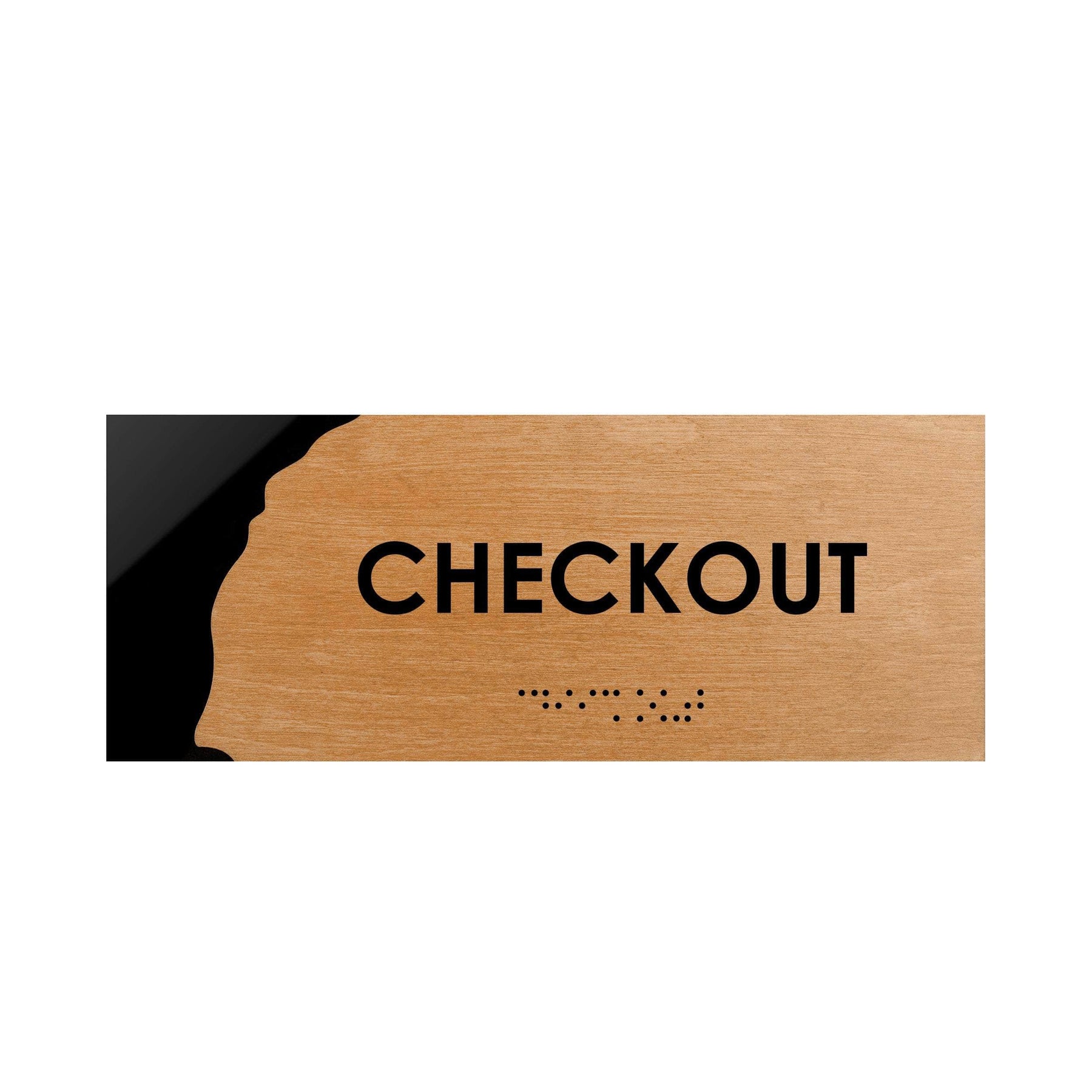 Key Check Out Sign Checkout Sign: Wood Door Plate —