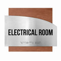 Electrical Room Steel Sign "Wave" Design - Photo #4