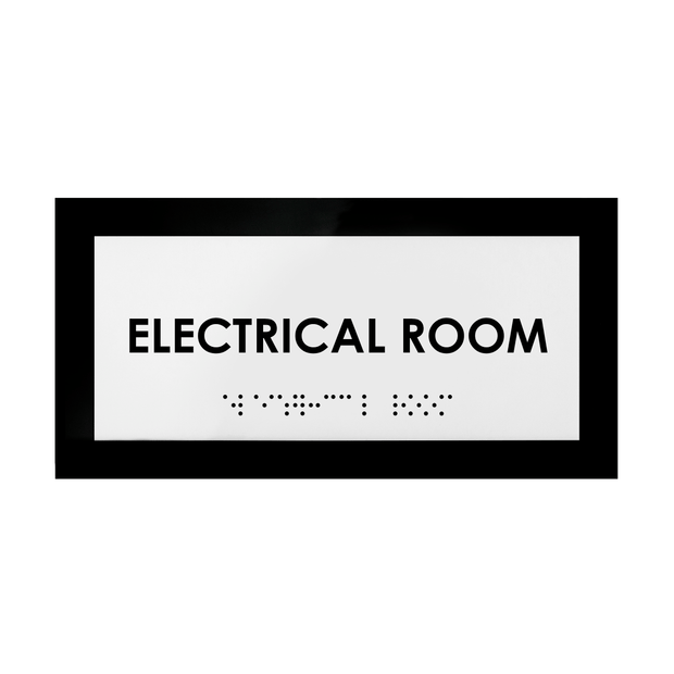 Door Signs Acrylic Electrical Room Door Sign - "Simple" Design