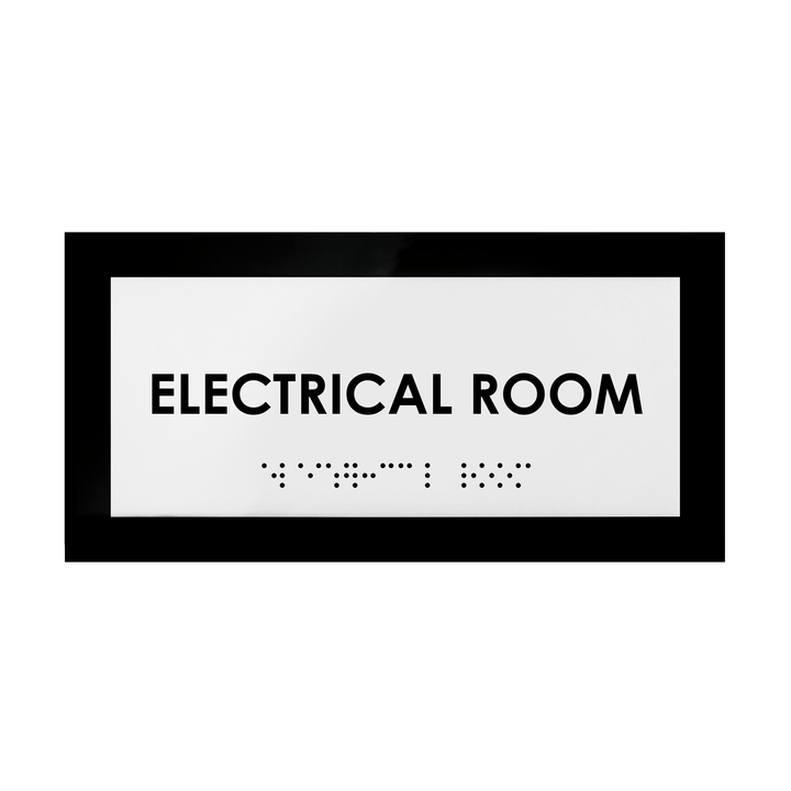 Door Signs Acrylic Electrical Room Door Sign - "Simple" Design
