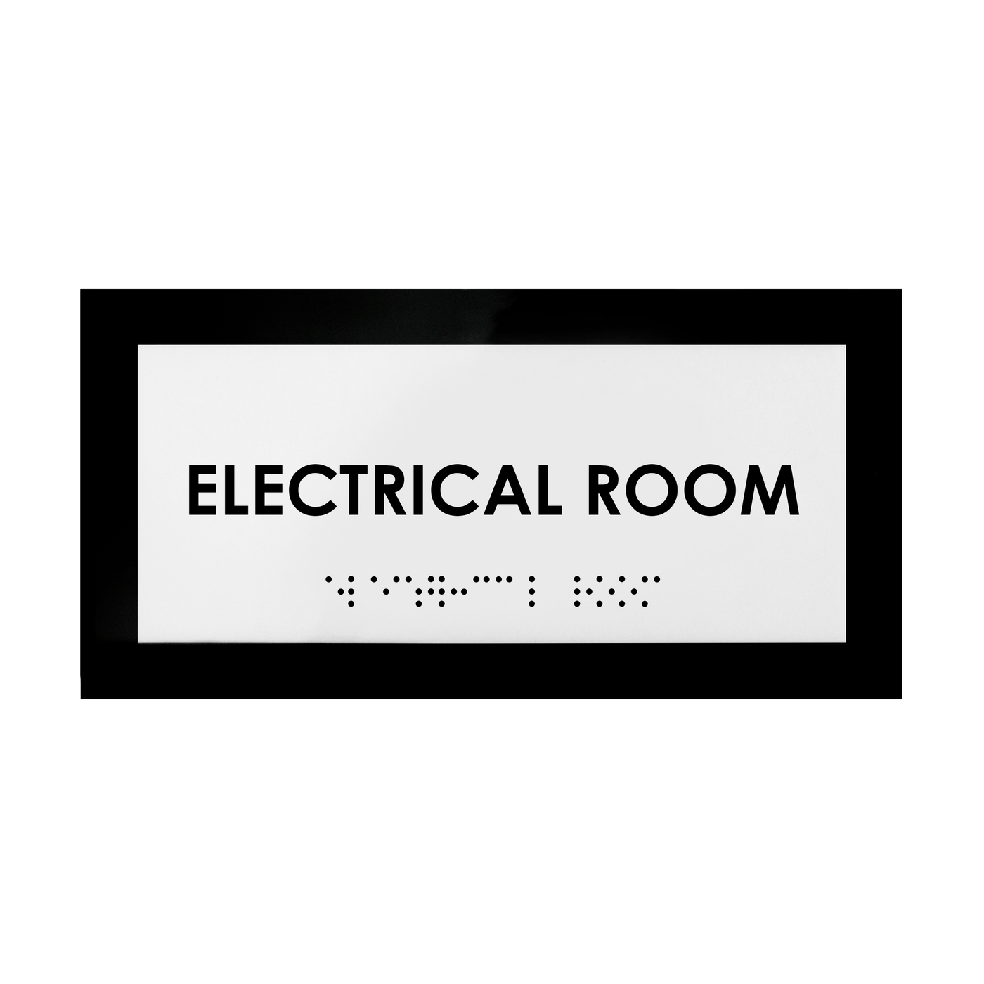 Door Signs - Acrylic Electrical Room Door Sign "Simple" Design