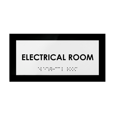 Door Signs - Acrylic Electrical Room Door Sign "Simple" Design