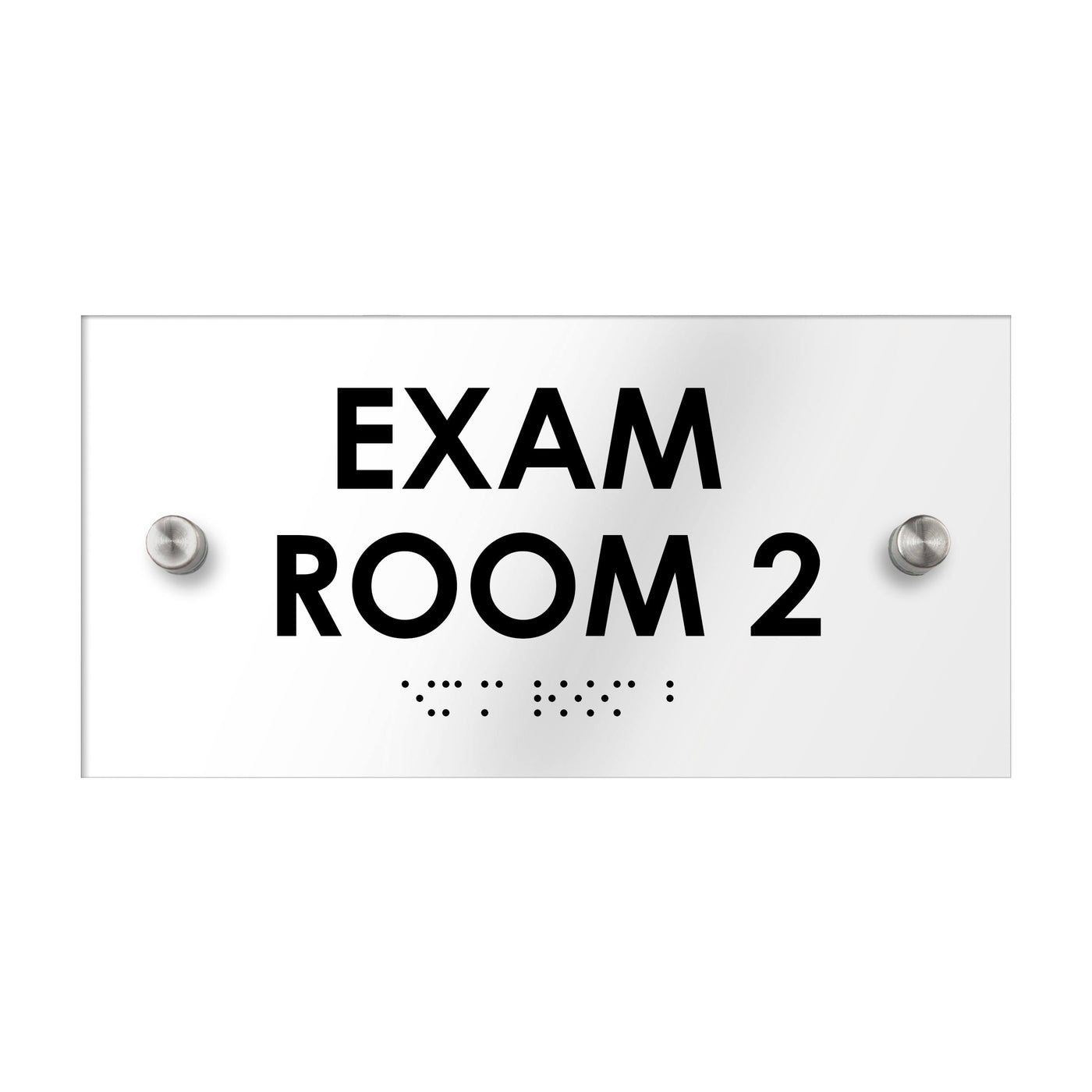 Exam Room Sign - Acrylic Plate "Classic" Design