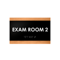 Exam Room - Custom Wood Door Sign "Buro" Design - Photo #2