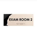 Exam Room Custom Wood Door Sign "Sherwood" Design - Photo #2