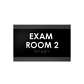 Exam Room - Custom Wood Door Sign "Buro" Design - Photo #5