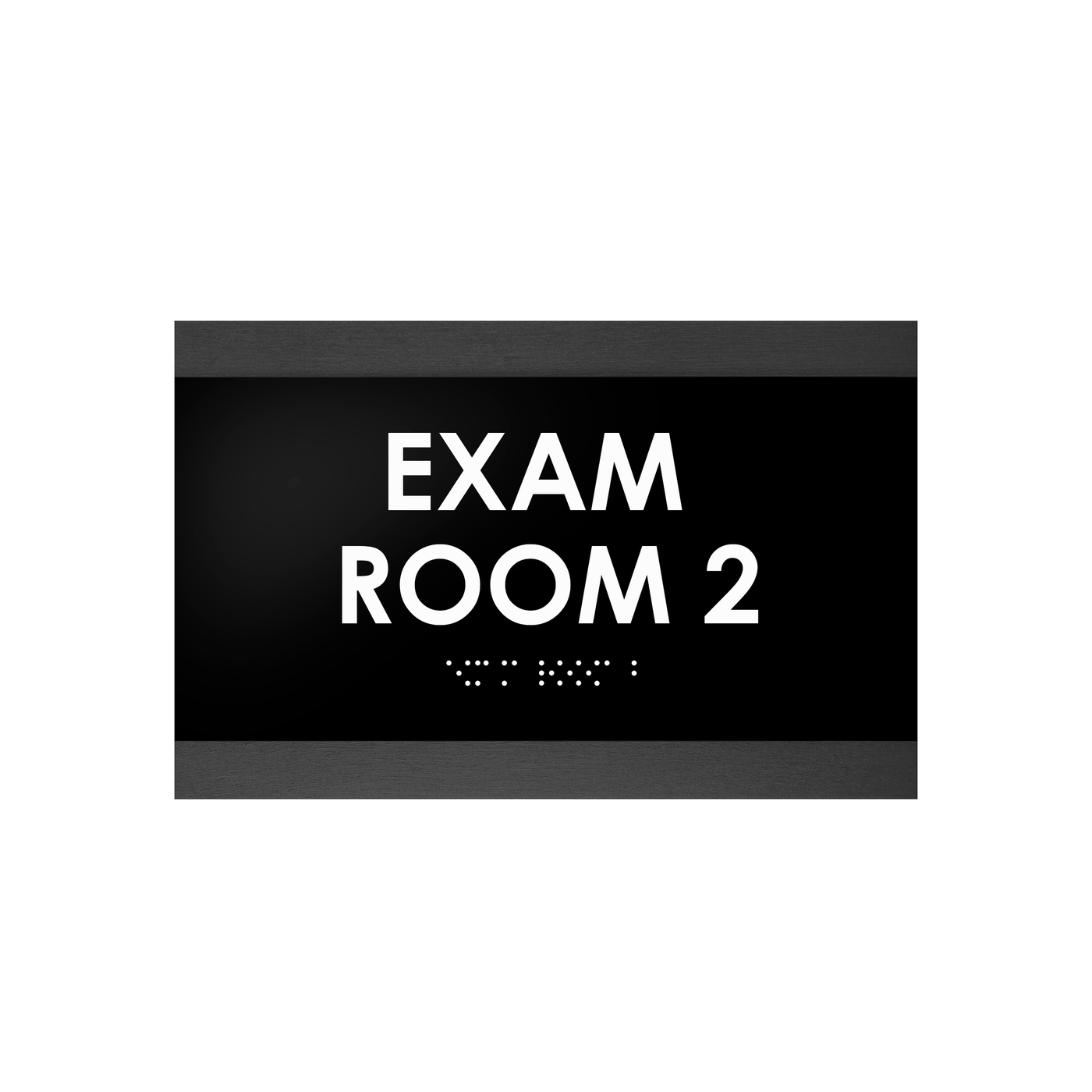Exam Text Sign Custom Exam Room Sign: Wood & Acrylic Door Plate —