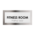 Door Signs Fitness Room Door Plate - Stainless Steel Sign - "Modern" Design - Photo #2