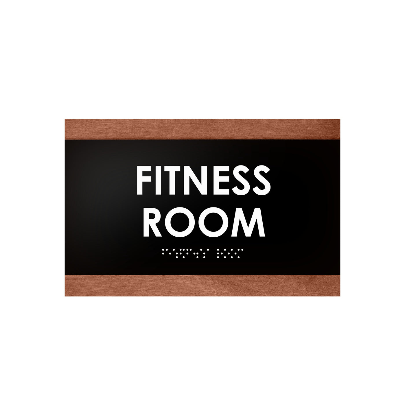 Door Signs - Fitness Room Wood Door Sign "Buro" Design