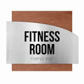 Fitness Room Steel Sign "Wave" Design - Photo #5