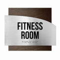 Fitness Room Steel Sign "Wave" Design - Photo #4