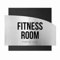 Fitness Room Steel Sign "Wave" Design - Photo #6