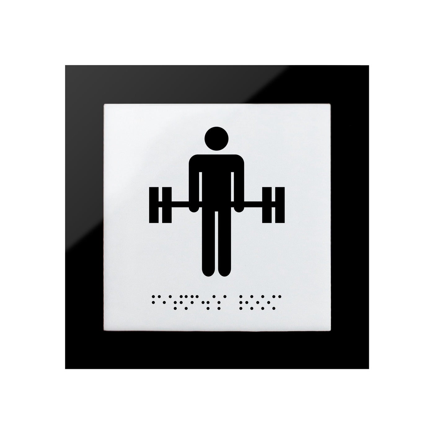 Information Signs - Acrylic Fitness Room Sign "Simple" Design