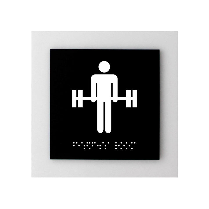 Information signs Acrylic Fitness Room Sign - "Simple" Design